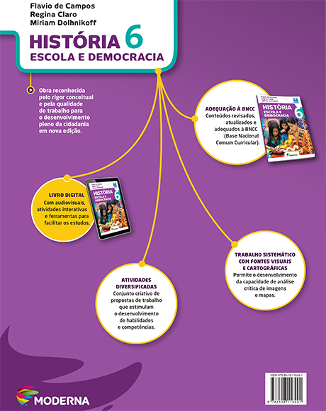 História - Escola e democracia 6 - verso